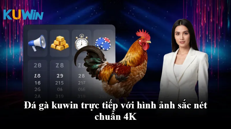Đá gà kuwin trực tiếp với hình ảnh sắc nét chuẩn 4K