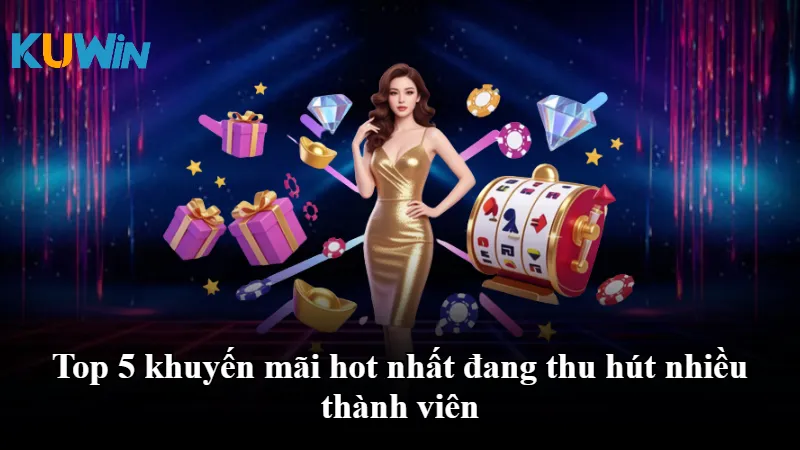 Top 5 khuyến mãi hot nhất đang thu hút nhiều thành viên